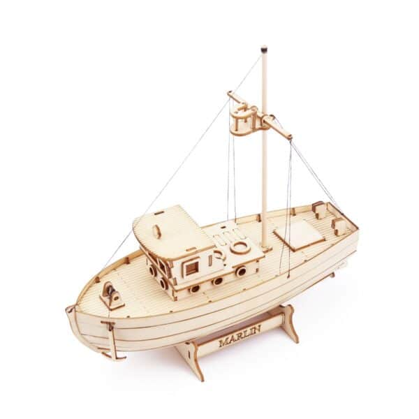 Maquette de bateau de peche en bois à construire 1