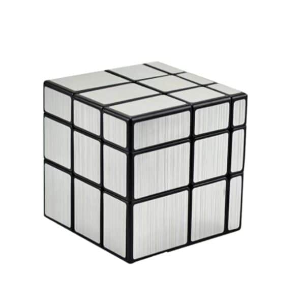 Rubik's cube argenté 3