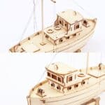 Maquette de bateau de peche en bois à construire 6